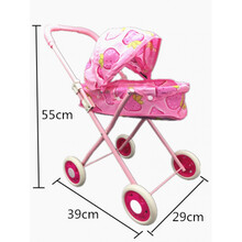 咪露推车 咪露娃娃配件手推车魔术奶瓶餐具摇床浴盆过家家玩具配件 大轮平躺手推车 其他尺寸