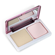 巧迪尚惠干湿两用定妆粉饼长效控油保湿遮瑕修容干粉饼蜜粉初学者 浅肤色