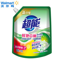 超能 植翠低泡洗衣液（鲜艳亮丽）衣物清洁 薰衣草香 【沃尔玛】 2kg