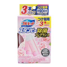 日本原装 小林制药（KOBAYASHI）卫生间除臭凝胶啫喱花瓣马桶开花小花清洁剂 清新花香 28g 替换装3个