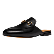 古驰（GUCCI） Princetown系列 女士黑色马衔扣穆勒鞋拖鞋平底鞋423513 BLM00 1000  3.5/36.5