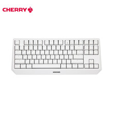 樱桃（Cherry）MX1.0 TKL G80-3810LSAEU-0  机械键盘 有线键盘 游戏键盘 87键机械键盘 白色 青轴