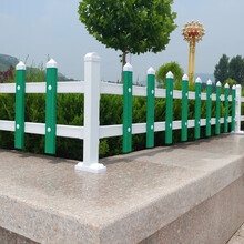PVC草坪护栏栅栏围栏户外花园围栏庭院栅栏绿化栏杆围栏草坪护栏塑钢栅栏绿化护栏绿化带围栏栅栏篱笆 草绿色50厘米高