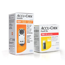 罗氏逸动型血糖测试仪怡动试纸家用医用测血糖 血糖试纸50片+针+酒精棉片（新效期）