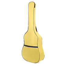 厂家直销精品吉他包38/39/40/41寸加厚透气单双肩吉他背包吉他袋 加厚双肩40寸黄色
