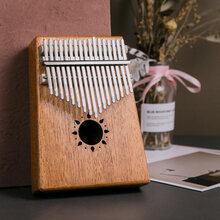 卡西达拇指琴卡林巴琴乐器手指琴kalimba拇指琴手指拇指琴手琴 太阳+礼包+教程