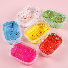 尔苗【6大盒装】抖音同款起泡胶成品网红假水泥越玩越大拉丝棉花彩泥水晶泥史莱姆非牛顿流体男女孩解压玩具 大六盒樱花款起泡胶 单盒280ml*6