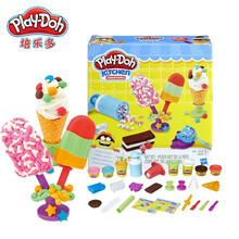 孩之宝(Hasbro)培乐多彩泥橡皮泥DIY男女孩儿童玩具礼物模具 小麦粉创意厨房系列冰激凌甜点套装E0042