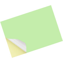 晨好(CH)不干胶打印纸 背胶贴纸 彩色 A4喷墨激光打印 哑面 浅绿色 100张/包