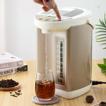 容声电热水壶智能恒温电热水瓶家用不锈钢烧水壶多段控温冲奶烧水器开水壶保温热水壶 7557B香槟色（四段控温 双模煮水）