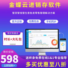 金蝶（Kingdee）金蝶云进销存软件在线网络版销售仓库财务电商ERP库存在线进销存仓库库存管理软件 标准版 /2用户
