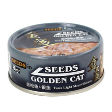 惜时seeds小金汤猫罐头 成猫幼猫湿粮鱼肉罐头营养猫咪零食 金枪鱼+银鱼 单罐80g