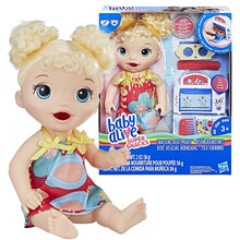 孩之宝（Hasbro）淘气宝贝 智能娃娃表情包女孩礼物过家家陪伴玩具 乐趣饼干宝宝E1947