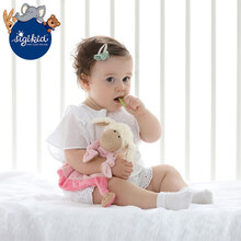 sigikid安抚巾婴儿可入口毛绒玩偶口水巾宝宝伴睡陪睡安抚哭闹新生儿用品0-1宝宝毛绒玩具 小咩羊安抚巾