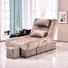 YY家足浴足疗修脚洗脚沙发浴室浴场休闲桑拿床沐足按摩椅 电动沙发(颜色备注)