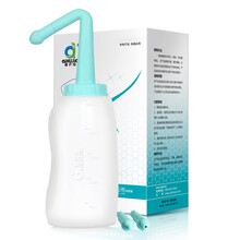 爱护佳 洗鼻器 成人儿童鼻腔喷剂清洗器生理盐水瑜伽洗鼻壶吸鼻器成人洗鼻盐过敏性鼻炎冲鼻器 洗鼻器+五盒洗鼻盐（150包）