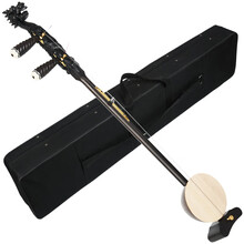如韵 专业演奏黑檀木老椰壳板胡乐器 平头卷头龙头秦腔 歌曲中音高音板胡 大盘龙秦腔