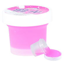 假水泥棉花泥史莱姆成品马尔代夫色鼻涕泥不粘手果冻泥 假水泥粉红色100ml