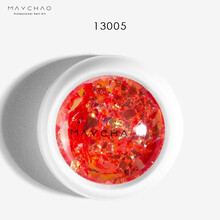 美潮美甲贝壳碎片超薄不规则碎片防水网红玻璃纸女指甲贴片美甲饰品 13005