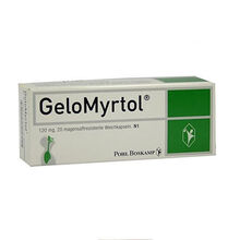 【JD物流】GeloMyrtol德国直邮原装进口 Gelomyrtol吉诺通桃金娘油肠溶胶囊 1盒装 120mg儿童版20粒 6岁以上 便携装