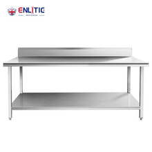 炉拼台打荷台厨房炉灶 商用拉门工作台 不锈钢双通道打荷台（工程定制) 长宽1800*800mm
