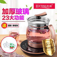 养生壶全自动加厚玻璃电煮茶壶中药壶煎药大容量2-2.5l黑茶 香槟金色+蛋架+除垢剂2包抢购二 2.5L