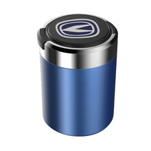 适用于长安CS15/CS35/CS55/CS75/CX70/逸动悦翔V3睿骋车载烟灰缸带LED灯 长安闪耀蓝烟灰缸