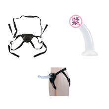 云曼  光滑透明后庭肛条扩张sm情趣性用品男用女用gay吸盘肛塞拉珠外出穿戴隐形吸盘肛条夫妻成人用品  透明（中号+穿戴裤）送 油20克+湿巾2片