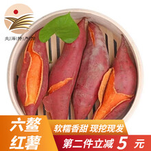 六鳌蜜薯红薯地瓜香甜糯可煮烤蒸吃特产 5斤大果(带箱)