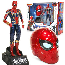 复仇者联盟4变形玩具钢铁侠变形机甲钢铁蜘蛛侠玩偶公仔套装黑豹灭霸男孩生日礼物 复联4变形玩具-钢铁蜘蛛侠