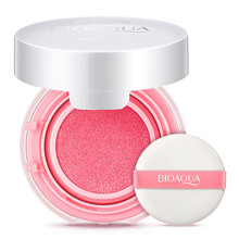 泊泉雅腮红气垫 胭脂膏初学者保湿自然裸妆修容腮红粉 亮橘色