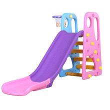 儿童室内家用大滑滑梯加高加长宝宝生日礼物3-10岁益智玩具大滑梯！ 蓝粉滑梯