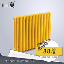 标度暖气 钢制暖气片家用水暖壁挂式散热器集中供热自采暖散热器钢制60C 60*30 600mm高 300mm