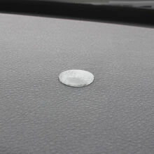 汽车粘垫 透明无痕贴圆形双面胶贴强力粘胶防水固定汽车摆件防滑垫车家两用 小号2cm【2个】试用装