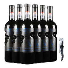 超市	【超市红酒】澳洲进口14度 干红葡萄酒 澳兰莎普红酒 天使之手 红酒整箱 东南澳产区 750ml*6 整箱加海马刀