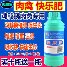 兽用肥宝肉鸡鸭鹅快速催肥增重王促长禽速肥生长素促生长药 500ml/瓶满10送1