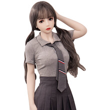 谜姬 全硅胶实体娃娃男用仿真人女朋友免充气带毛自慰器明星版全身非冲气娃娃阴臀倒模 男士成人情趣性用品 小柒（头型可选）-140cm