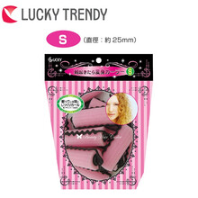 LUCKY TRENDY日本进口海绵睡美人发卷家用刘海发尾卷发筒器不伤发 S号（12个）直径约25mm（短发也能用）