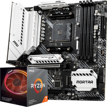 微星B550M MORTAR WIFI迫击炮 战斧导弹B550系列电脑主板AMD B550/AM4 B550M MORTAR WIFI迫击炮无线 AMD锐龙5 5600X 6核12线程 3.7G