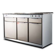 悦康（YK） 悦康立式消毒柜家用多功能酒店茶水柜配餐商用碗柜调料台式备餐柜 香槟金/幻彩黑大理石