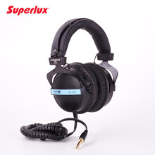 Superlux/舒伯乐 HD330 高保真耳机 头戴式长线hifi重低音 黑色 官方标配