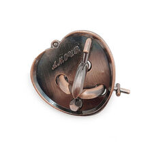 魔金puzzle10级九连环系列解环扣 抖音同款锌合金玩具益智戒指智力锁烧脑怀旧 桃心锁