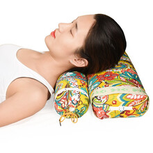 绿源堂 艾草颈椎枕头天然艾叶艾绒枕多功能保健养生颈椎助眠枕家用成人护颈艾灸枕 宫廷枕组合套装