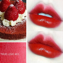 FLORTTE/花洛莉亚奶思唇膏笔哑光丝绒雾面口红笔秋冬流行色唇笔丝滑柔雾浓郁显色 唇釉03红丝绒蛋糕