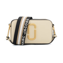 马克·雅可布 MARC JACOBS 女士SNAPSHOT系列 云朵白色拼接牛皮小号相机包 M0012007 136