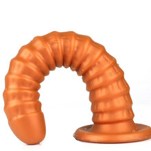 男用女用后庭肛塞棒情趣扩肛器粗大自玩器sm深入式性工具特加大型强力吸盘情趣用品 金刚金色7.5 层次感粗大肛塞系列