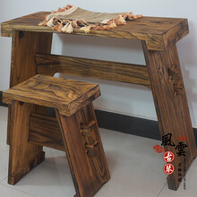 古琴桌凳桐木共鸣箱 仿古实木 伏羲氏 组装拆卸国学桌茶桌 单独桌子＋盖布