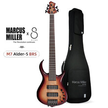 SIRE马克思米勒M2DX电贝司爵士M7贝斯M5四弦五弦Marcus Miller主被动切换 【M7经典：5弦】亚光透明棕-北美桤木Alder