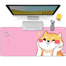 宜适酷（EXCO）900x400x2mm 捏你脸包边鼠标垫 桌垫 超大号锁边办公游戏垫 MSP200401 XXL