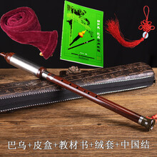 巴乌巴乌竖吹乐器初学小学生成人f调g调音准耐用防摔 G调巴乌+皮盒+书+绒套+品
